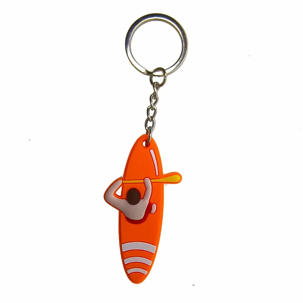 Surfboard Keychains PVC Backpack Keychain Purse Luggage Lover Keyring Birthday Gift Bag Innovative Party Favors Key Holder