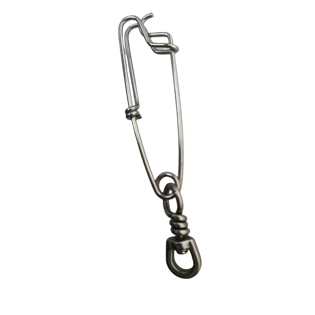 2PCS Stainless Steel Tuna Fishing Clip Snap with B.L Swivel for Spearfishing Long Line Fishing Accessories Fishing Tools