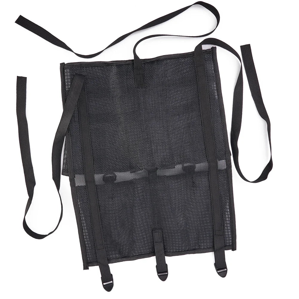 Nylon Mesh Kayak Under Seat Storage Bag Kayak Canoe Tool Organization Pouch Sheet