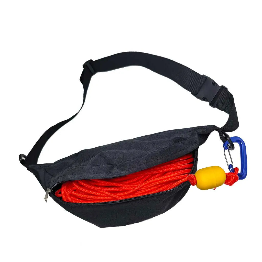 Kayak Rescue Waist Throw Rope Bag Canoe Tow Tether Sea Kayaking Safety Equipment Boat Tow Throw Lines Kayaking Tow Belt