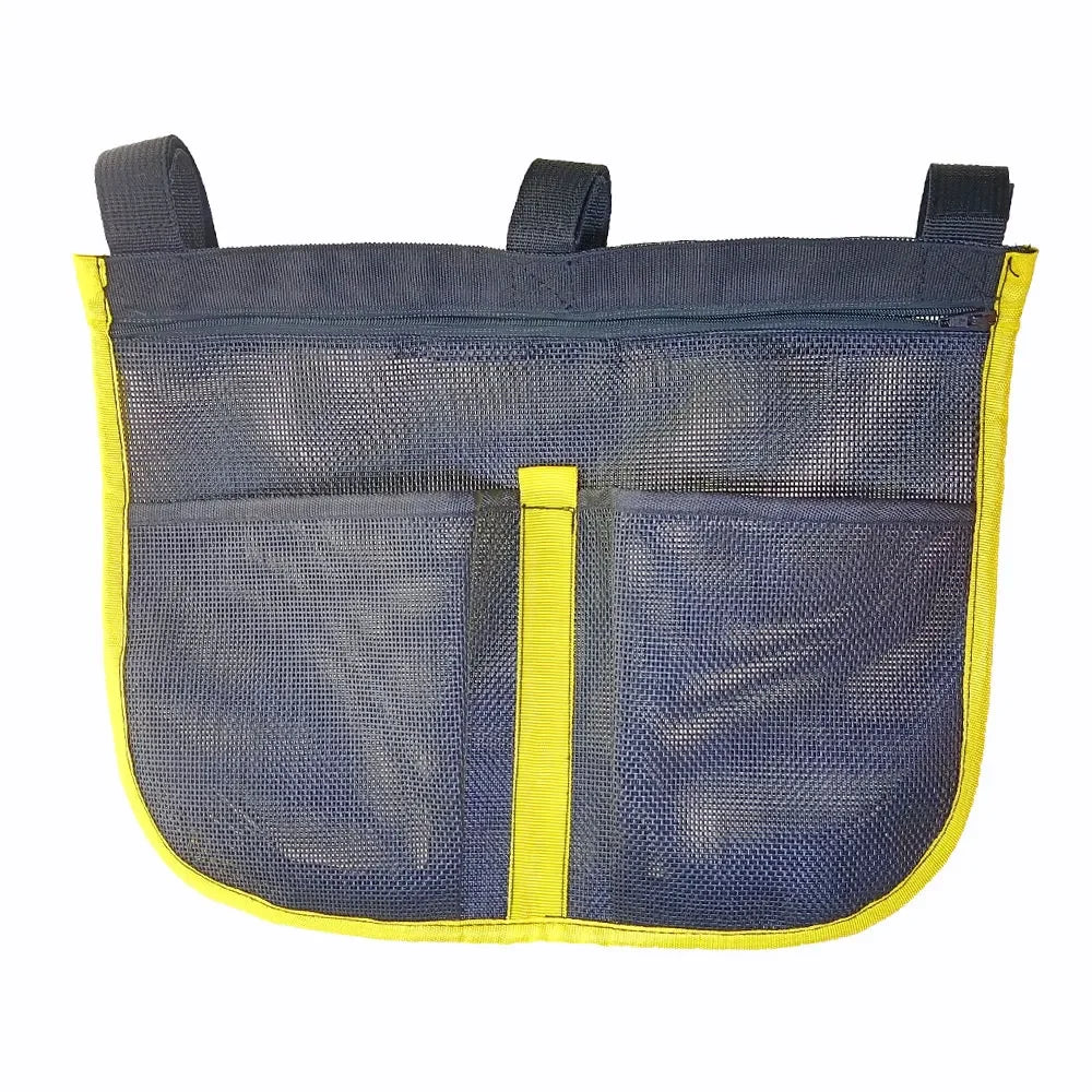 Anti-UV Boat Fishing Dock Rail Mesh Pouch Storage Bag for Kayak Marine Yacht Boat Fishing Handrail Stash Pocket