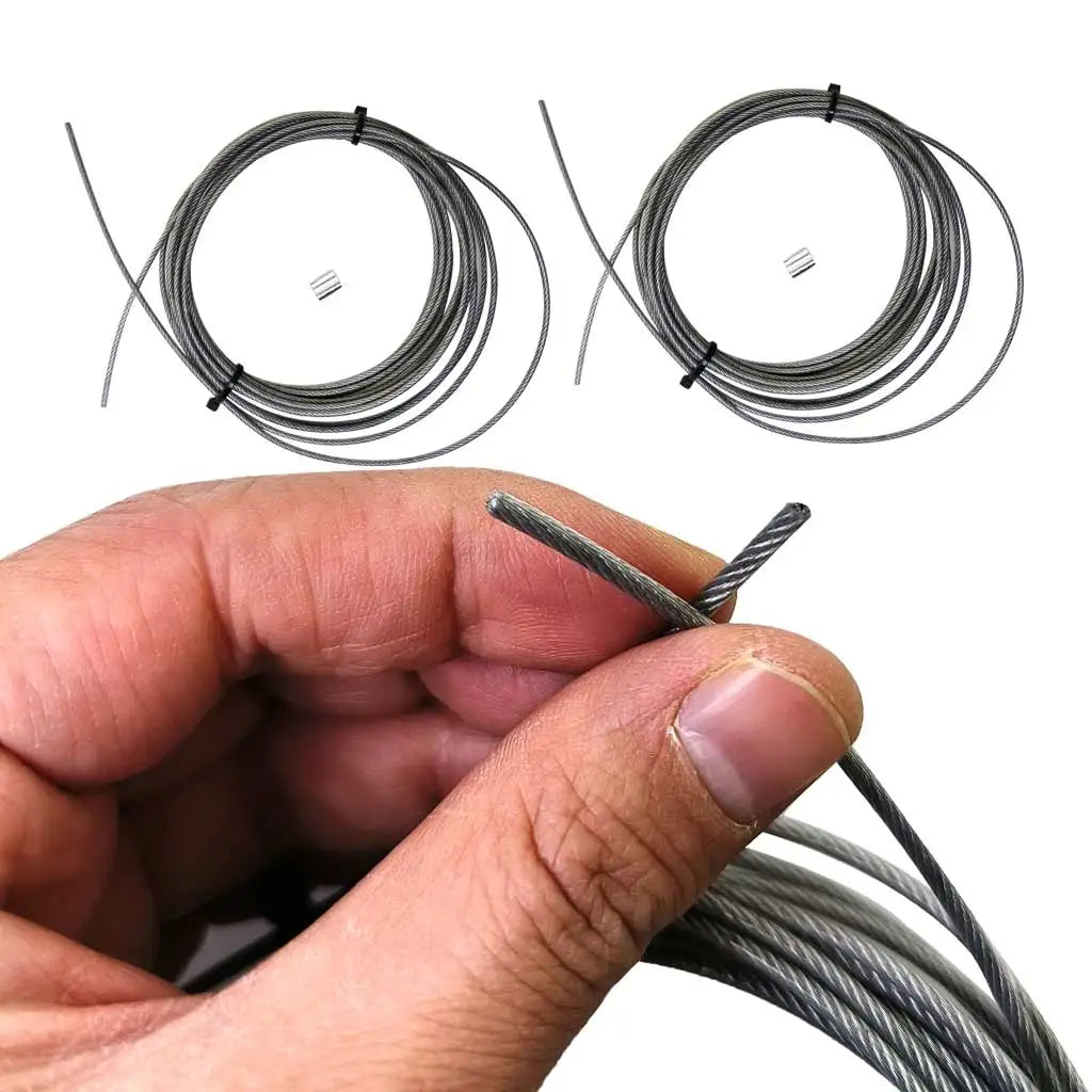 12 Foot Coating Kayak Rudder Cable Replacement Kit UP DOWN Line System Kayak Canoe Rudder cord