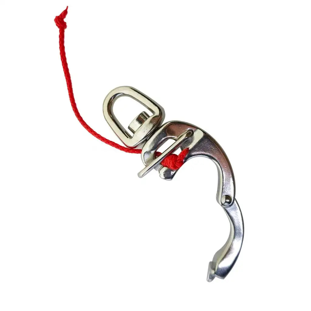 Quick Release Boat Snap Shackle with Small Swivel Eye 316 SS Yacht Truck Car Apartment RV Fast Eye Snap Hook