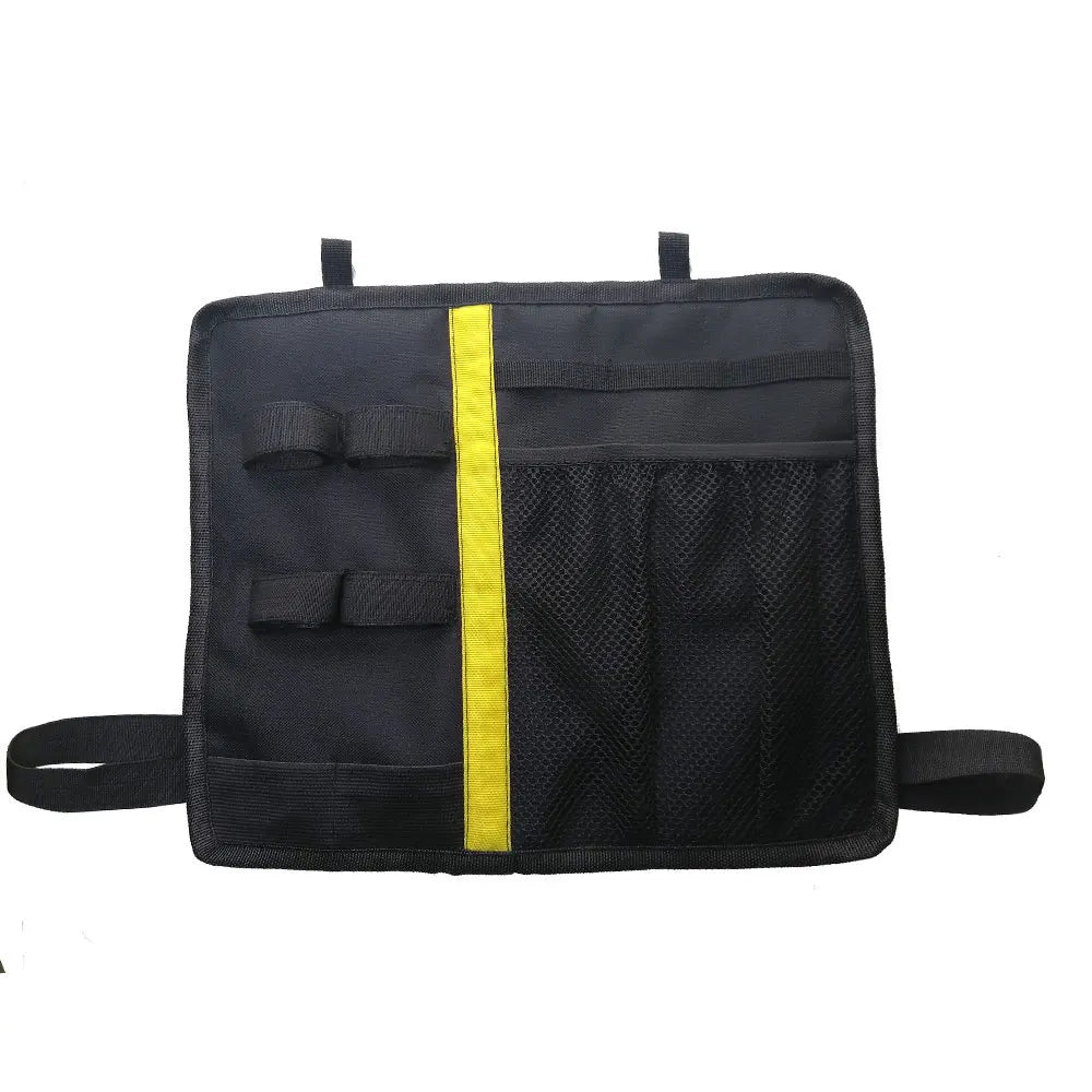 Convinient Kayak Chair Tools Storage Bag with Fishing Rod Holders Kayak Canoe Dinghy Accessories Storage Bag for Seat