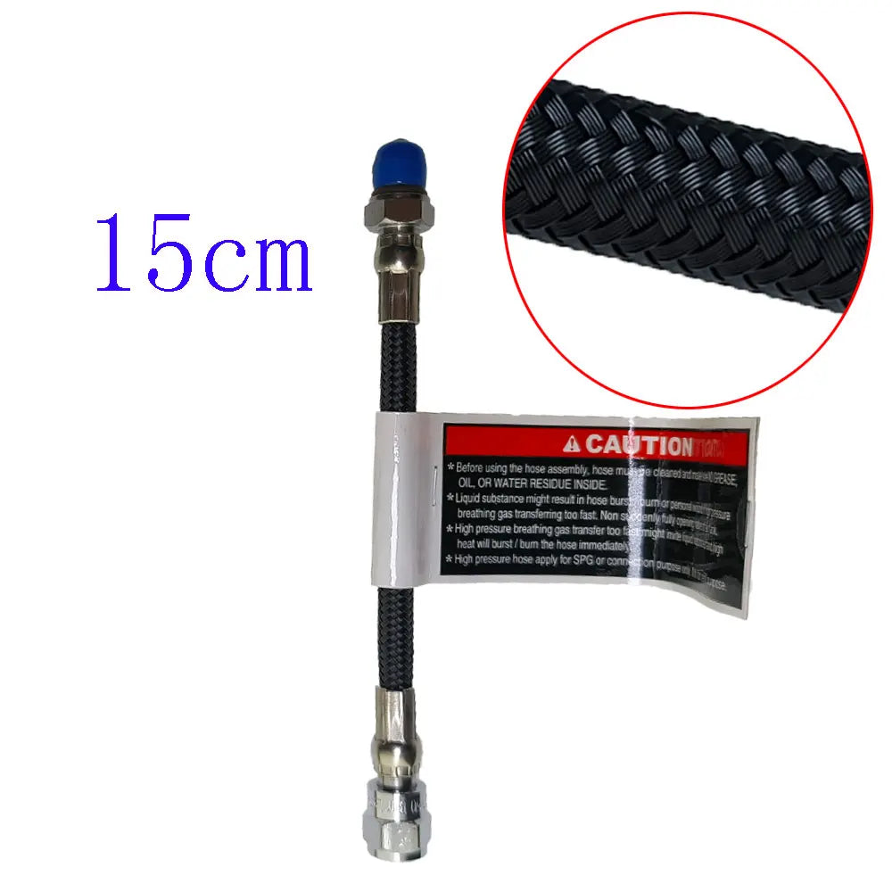 8.8 6 Inch High Pressure Hose for SPG 1st Stage Gauge Braided HP Hose for Gauges