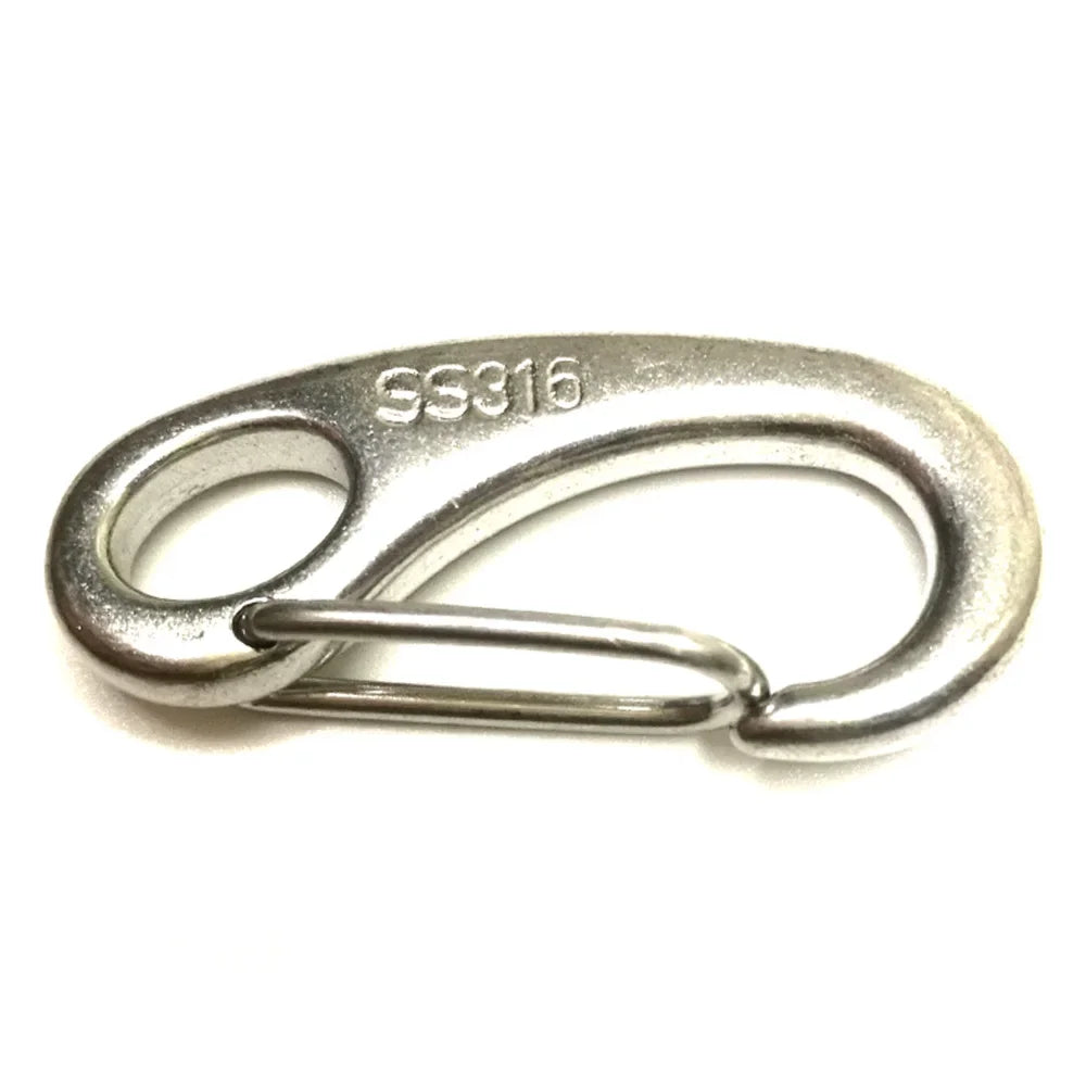 Diving gear hook 316 Stainless Steel Marine Grade Carabiner Snap Spring Egg