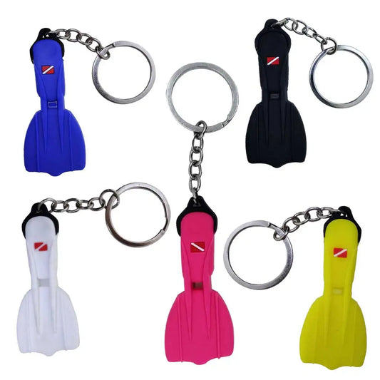 Scuba Diving Fin Key Chain KeyChain Flipper Keyring Diver Diving Gift Bags Novelty ID