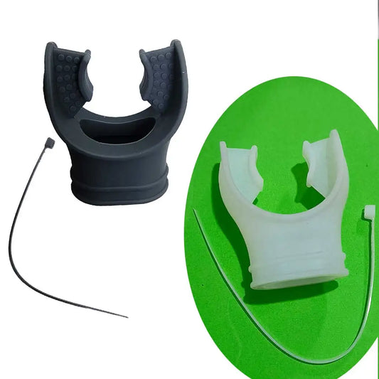 Silicone Scuba Diving Snorkel Mouthpiece Bite Non-Toxic Teeth Bite for Diving Mouthpiece Cover Octopus Holder Retainer