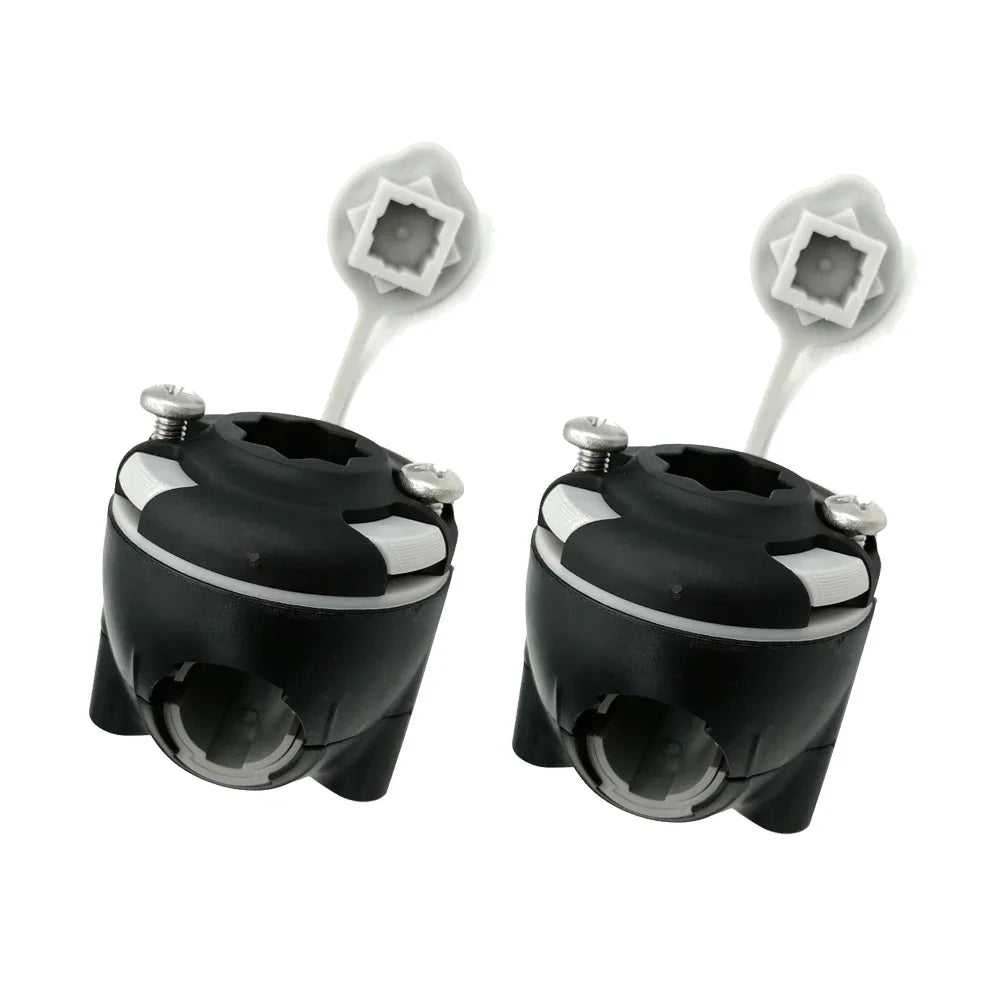 Fishing Rail Clamped Mount Base Star Holding Base Marine Boat Kayak GPS Fish Finder Pipe Adapter Accessories Holder