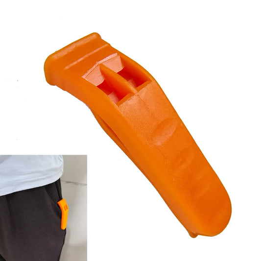Double Pipe Whistle Camping Hiking Simming Kayaking rescure whistle for diving Football Cheerleading Hockey