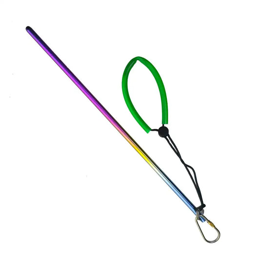 Titanium Scuba Diving 350mm Titanium Alloy Dividing Lobster Stick Pointer Rod With Lanyard Underwater