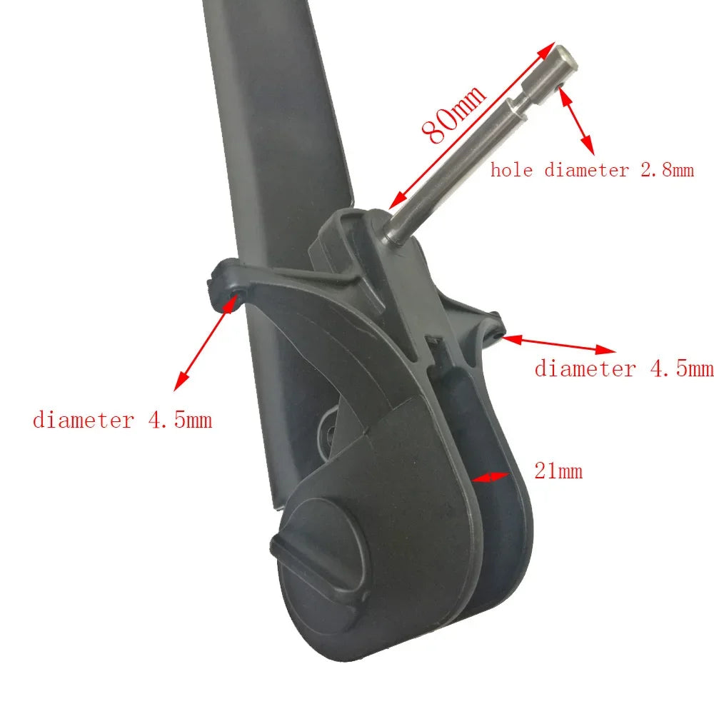 Nylon Plastic Watercraft Canoe Kayak Rudder Blade