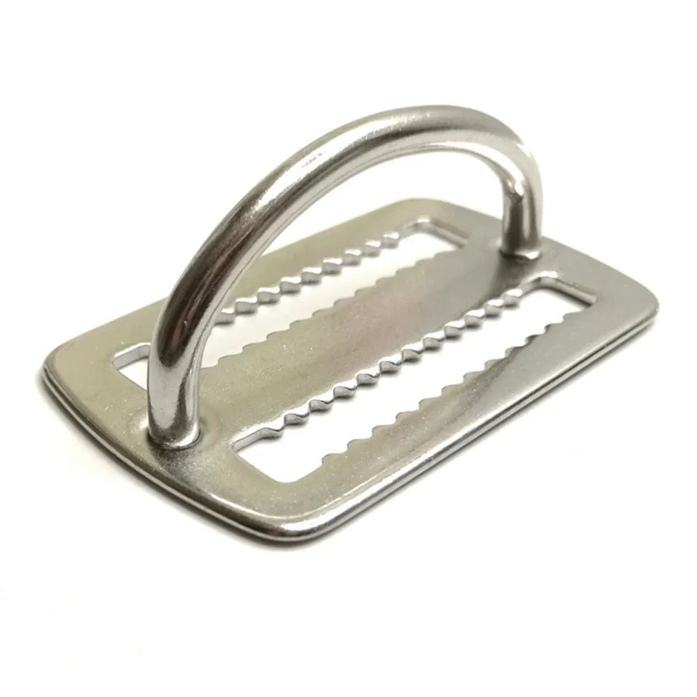 2" Stainless Steel Scuba Diving Weight Belt Slide Keeper D Ring
