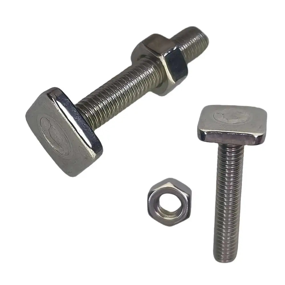 Kayak Rail Sliding T-Nut Threads M6 Track Mounting T-Slot Bolt Easy to Install Hammer Head