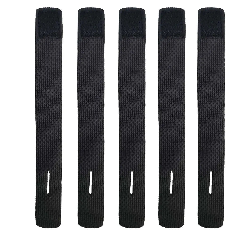 5 Piece Fishing Rod Tie Holder Strap Fishing Rod Carry Strap Elastic Adjustable Tackle Wrap Band Holder Hook Loop Tie