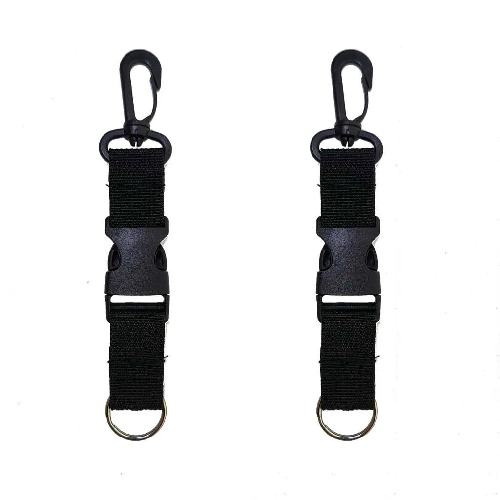 Scuba Diving Quick release Lanyard Clip  Spearfishing Free Diving BCD Webbing Lanyard Holder Strap
