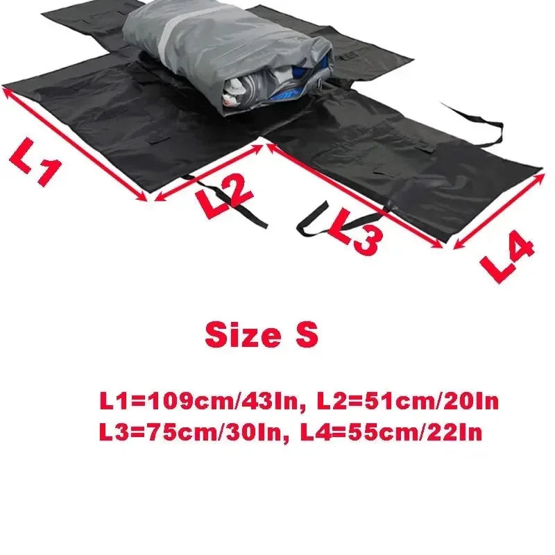 Inflatable Boat Storage Bag PVC Boat Carrying Bag Kayak Folding Storage PVC Inflatable Boat Foldable Storage Bag for Car