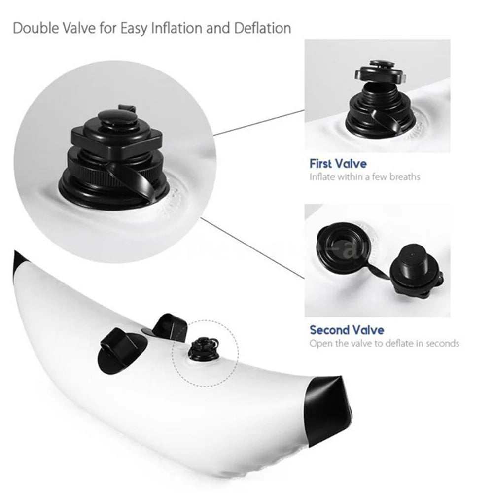 1PCS/2PCS White Inflatable Kayak Canoe Outrigger Stabilizer Water Float Buoy Fishing Boat Standing Stabilizers