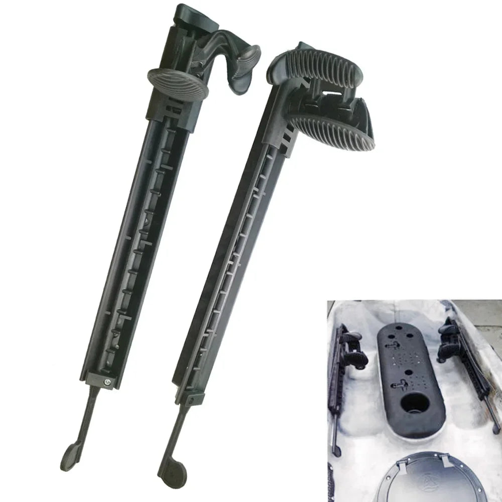 1Set Adjustable Kayak Pedal Foot Braces Kit