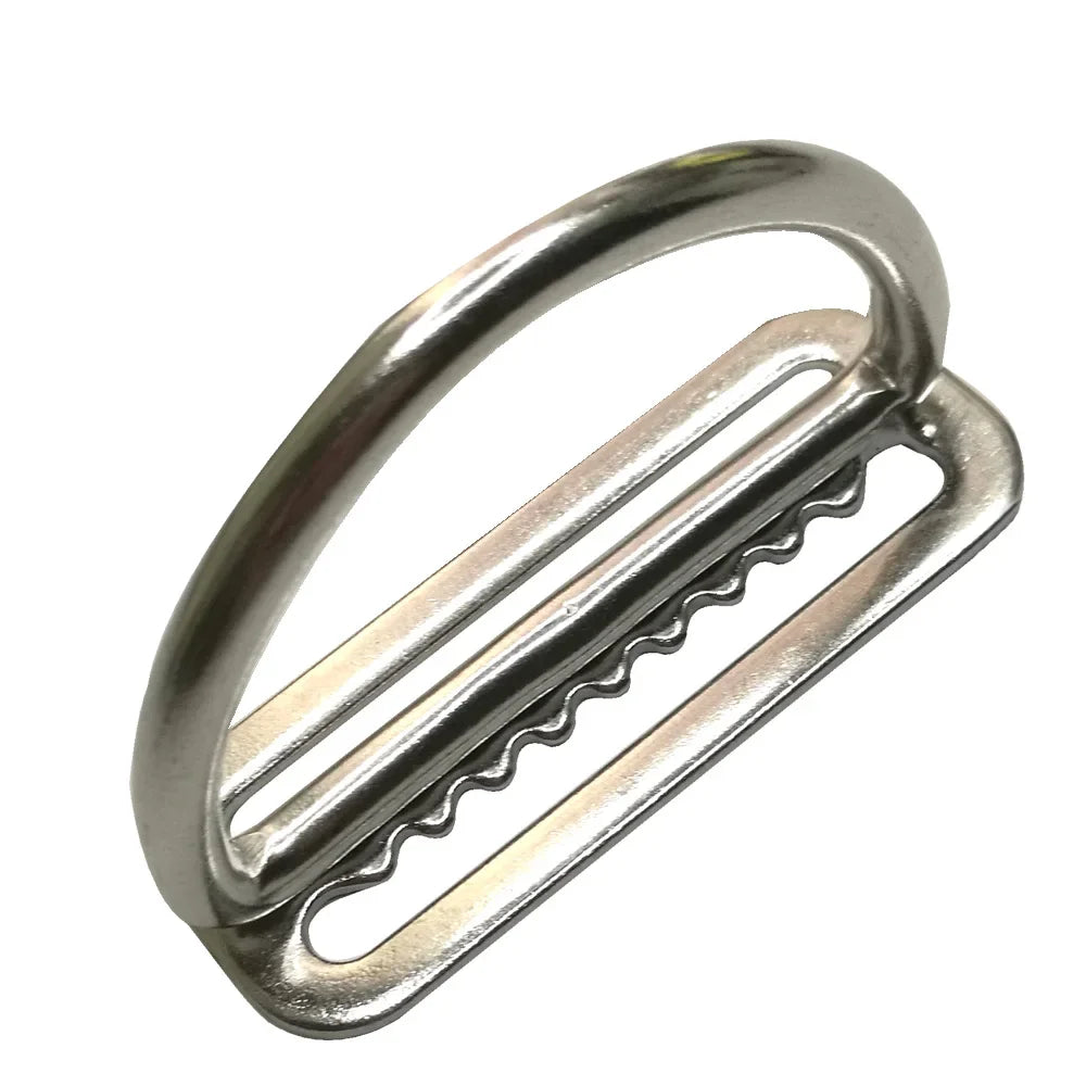 2" Stainless Steel Scuba Diving Weight Belt Slide Keeper D Ring