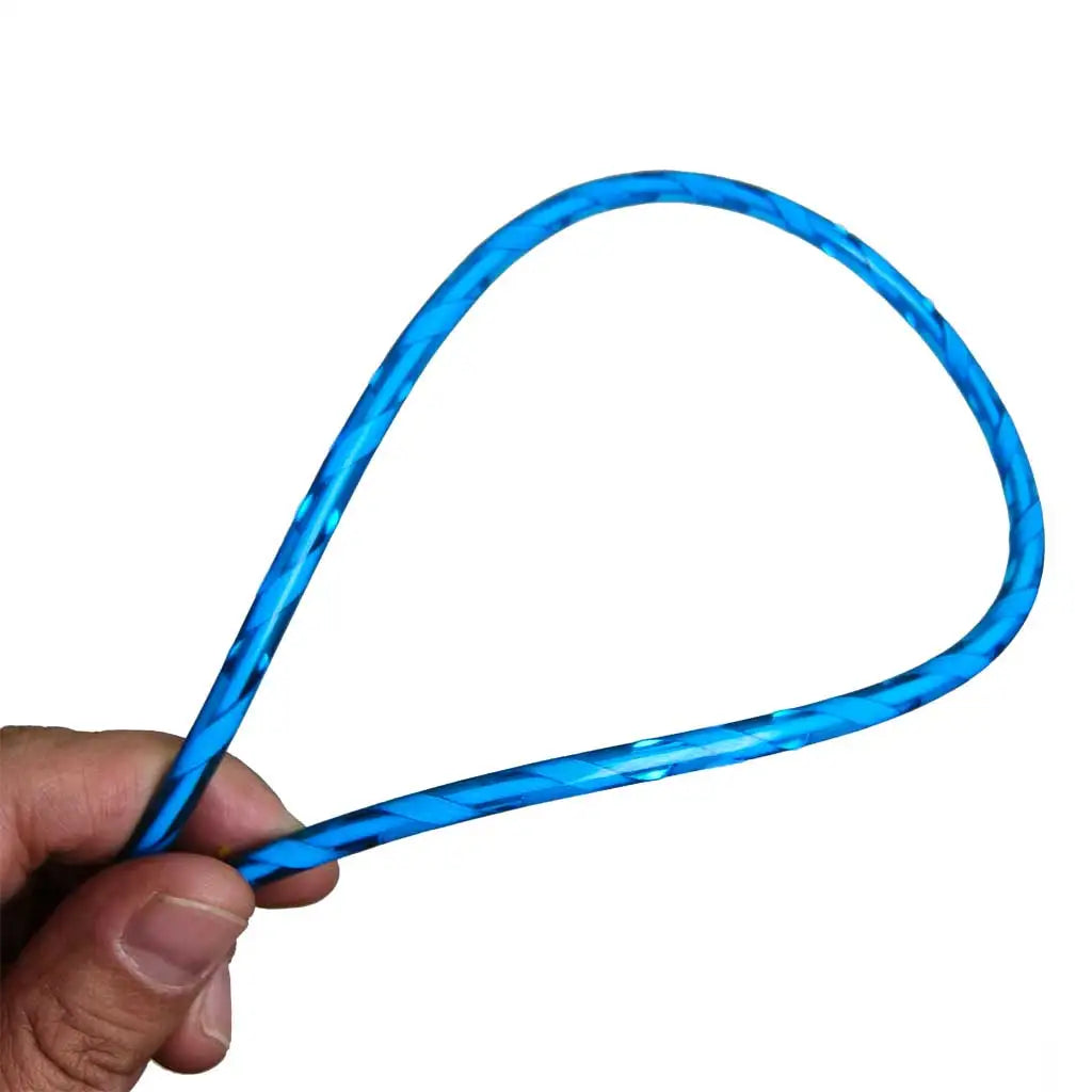 Diving Safety Lanyard Rope Durable Freediving Lanyard Leash Cable with Wristband Carabiner for Underwater Sports