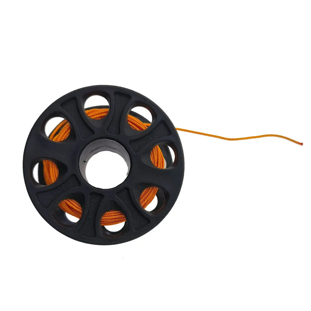 15M/30M Scuba Diving Spool Finger Reel Cave Tech Wreck Diving Snorkeling Rescue Equipment No Double Hook