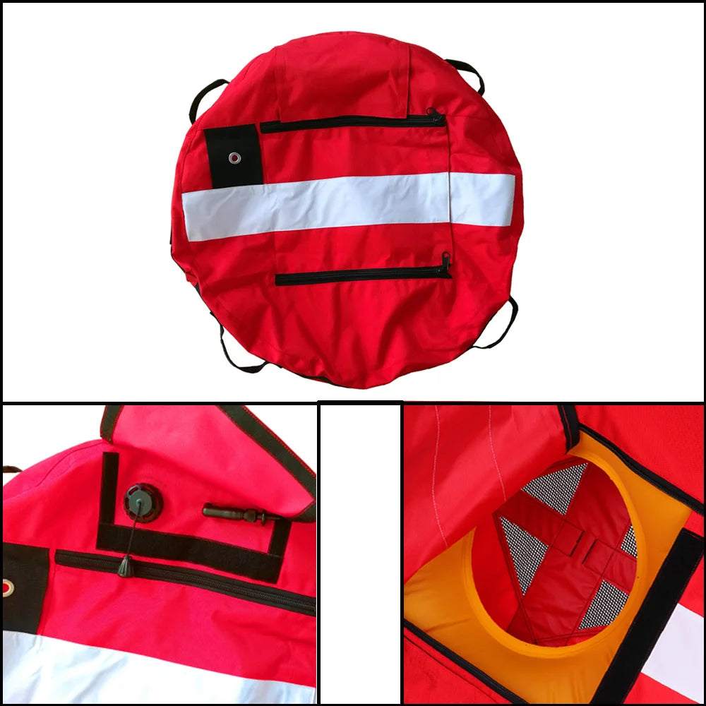 Scuba Diving Freediving Training Buoy Diver Down Flag Float Marker Safety Buoyancy Signal Float Diving Gear accessroy