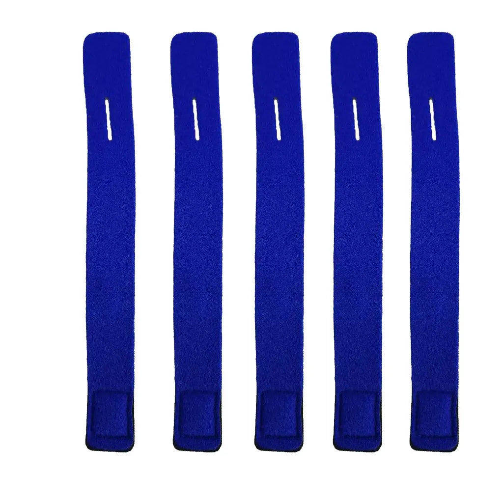 5 Piece Fishing Rod Tie Holder Strap Fishing Rod Carry Strap Elastic Adjustable Tackle Wrap Band Holder Hook Loop Tie