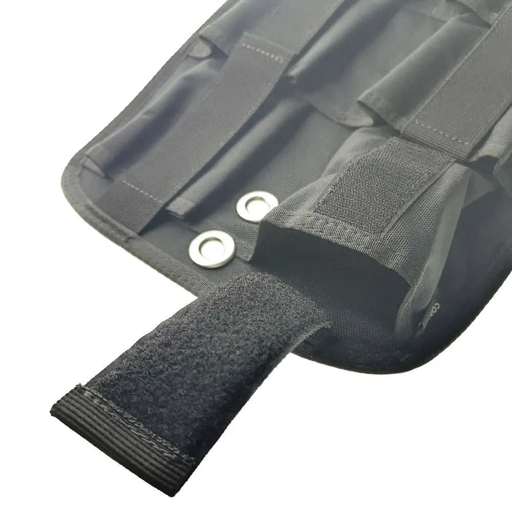 Scuba Diving BCD Weight Harness Backplate Tech Diving Back Plate Cushion Pad with Pouch