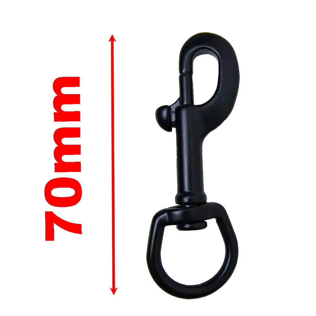316 SS Scuba Diving Clips Swivel Eye Snap Hook Dive Single Ended Bolt Hook Buckle Dog Clip Gear Equipment for Underwater