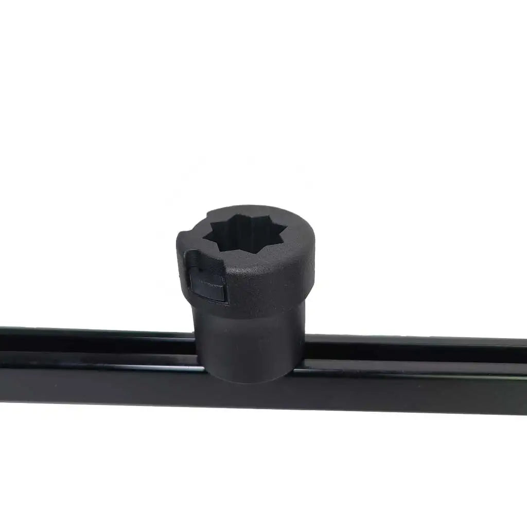 1 Piece Kayak Sliding Gear Head Track Adaptor Canoe Dinghy Marine Boat Tracking Rail Fishing Star Mount Base for GPS Fish Finder
