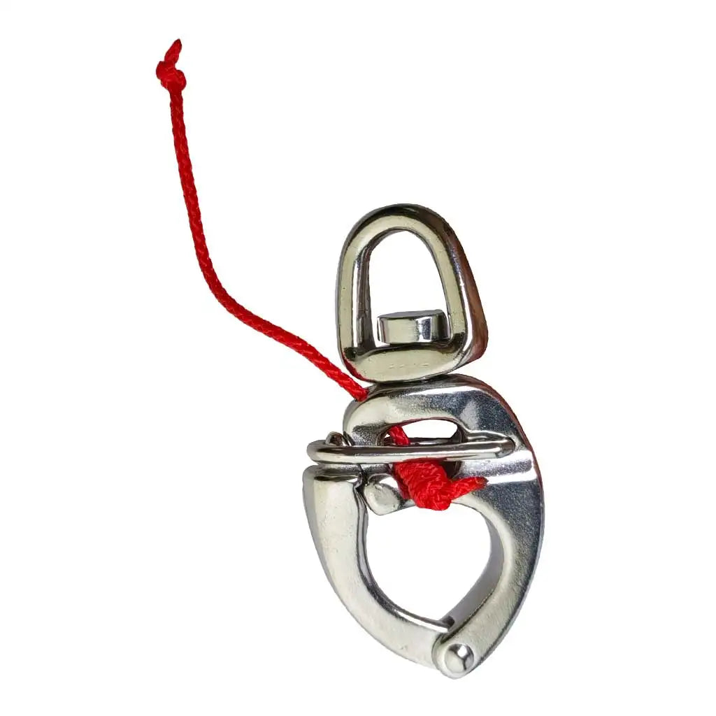 Quick Release Boat Snap Shackle with Small Swivel Eye 316 SS Yacht Truck Car Apartment RV Fast Eye Snap Hook