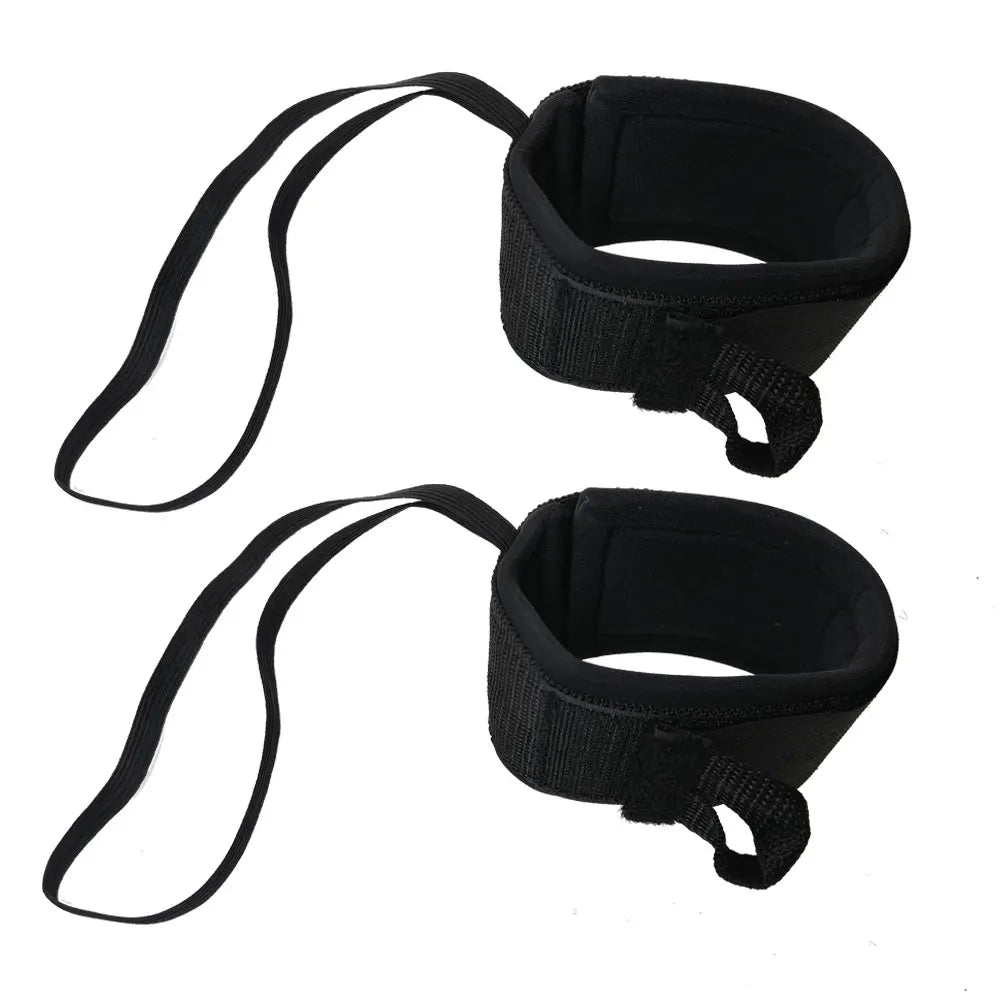 2 Pieces Neoprene Bodyboard Fin Leash Savers Swimming Flippers Ankle Strap Surfing Diving Savers