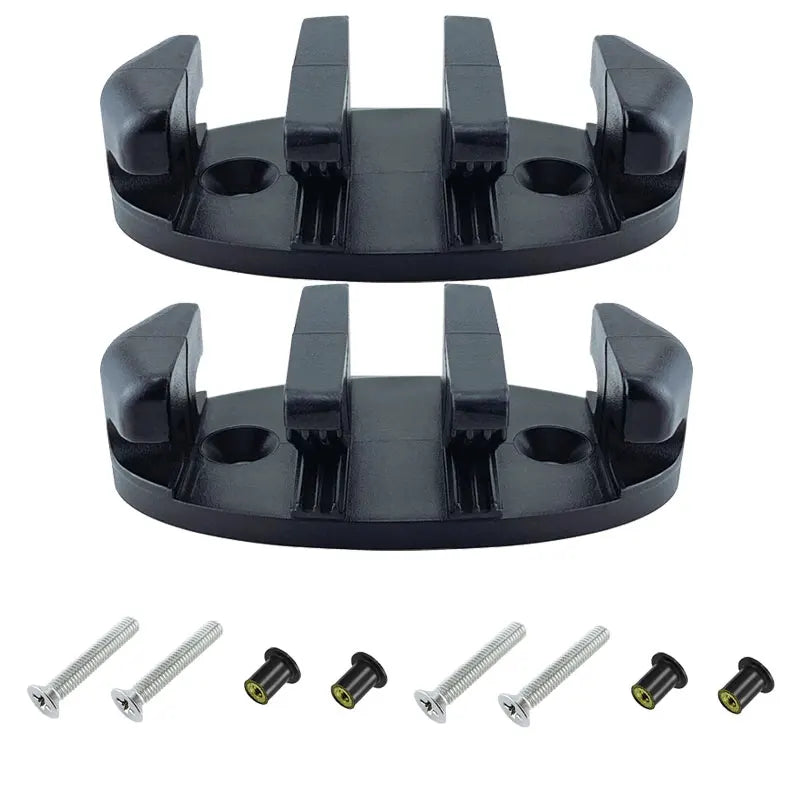 Marine Nylon Plastic Marine Zig Zag Anchor Trolley Cleat Rope Device Kayaks Canoes Boat Decks Replacement Rowing Accessories