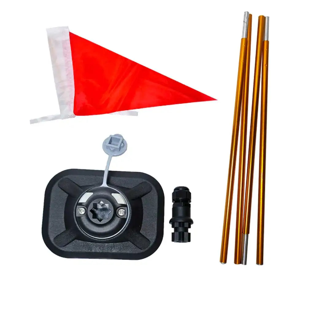 PVC Inflatable Boat Safety Flag Mount Kit Kayak Marine Canoe Boat Signal Flag Kits