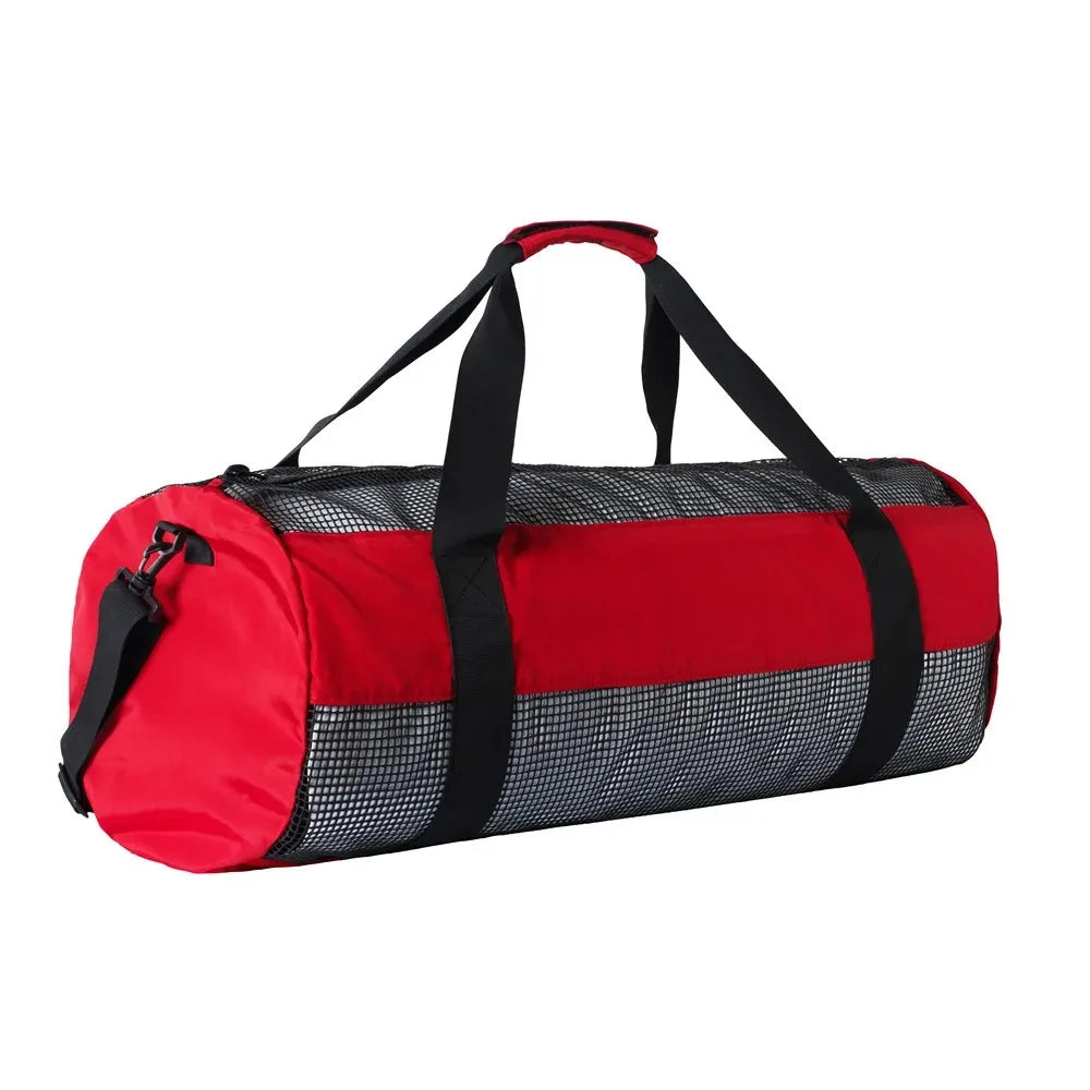 Heavy Duty Large Mesh Scuba Diving Gear Bag for Snorkel Swim Gym Fitness Hiking Travel Surfing Water Skiing Carry Holdall Tool