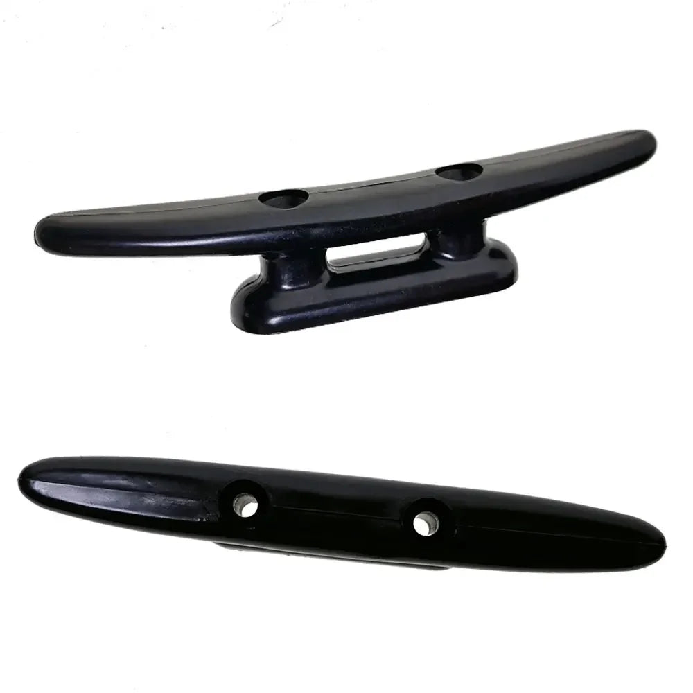 Nylon Plastic Low Flat Cleat Open Base Cleat Marine Boat Yacht Deck Line Rope Tie Boat Hardware Accessories