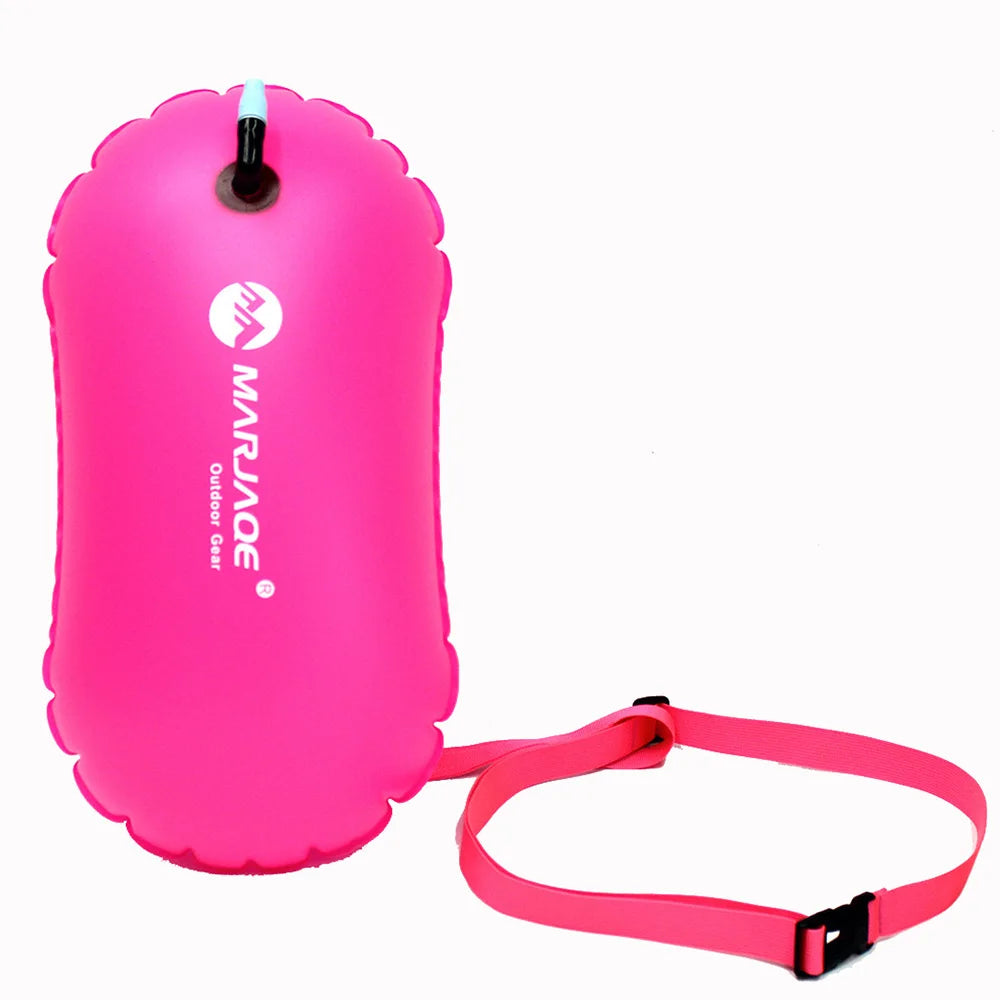 PVC Swimming Buoy Safety Float Air Dry Bag Tow Float Swimming Inflatable Flotation Bag