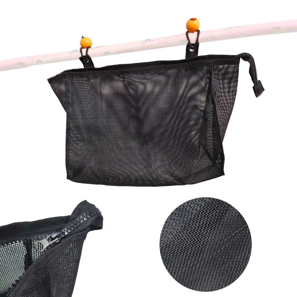 Big Size Heavy Duty Anchor Rope Zipper Pouch UV-Proof Mesh Storage Bag Line Organizer Pocket For Yacht Marine Boat Hanging