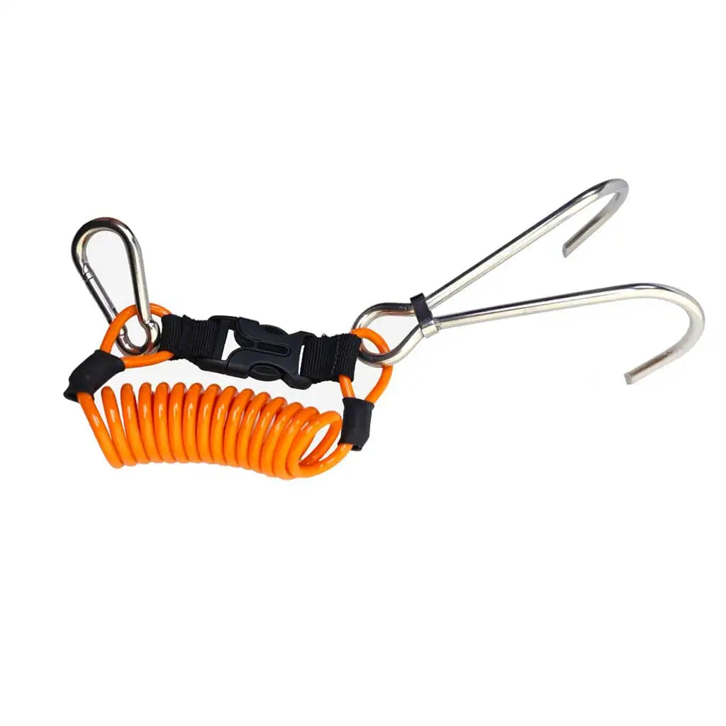 316 Stainless Steel Scuba Diving Tech Cave Double Single Reef Hook Diving Strong Currency Drift Hook Diver Safety Gear