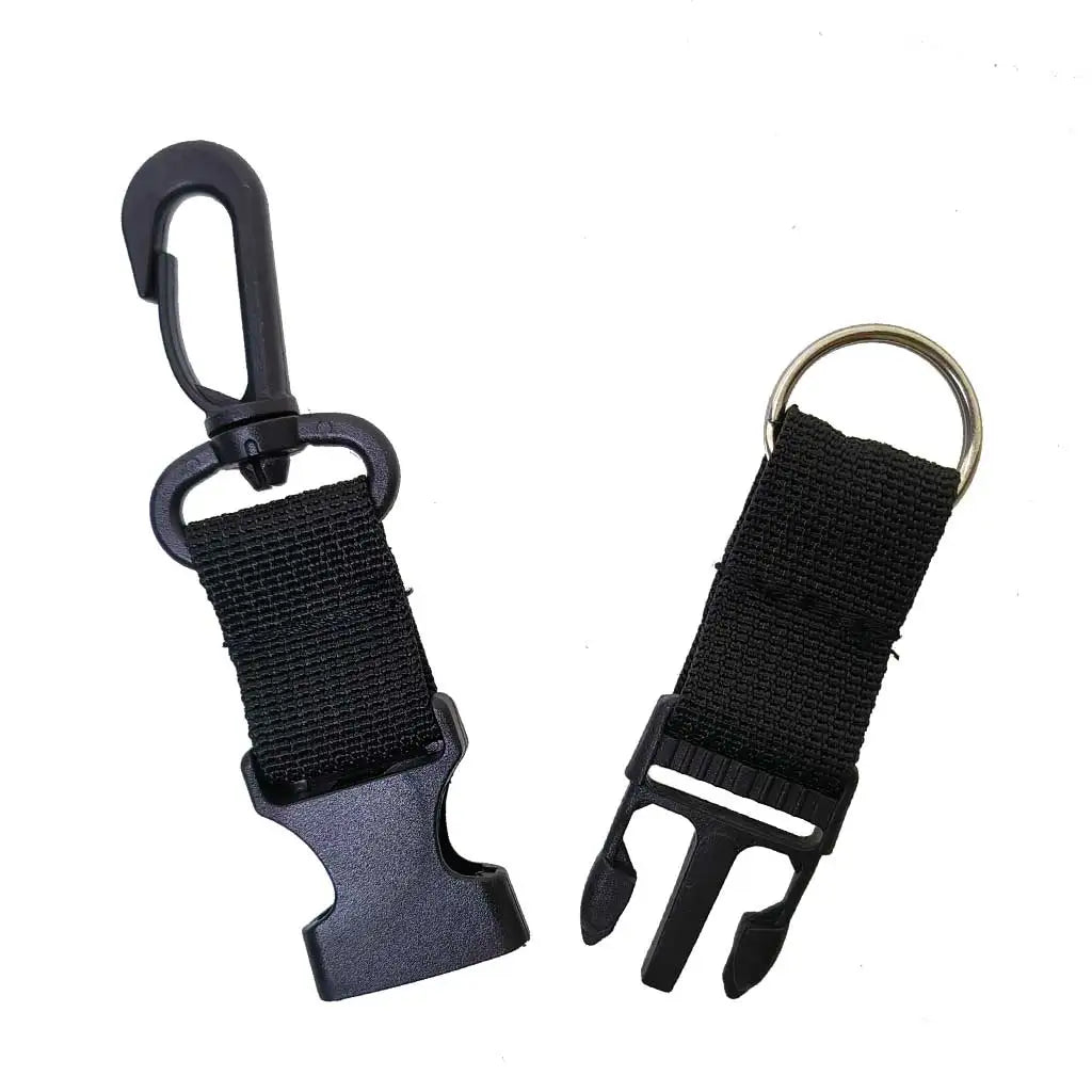 Scuba Diving Quick release Lanyard Clip  Spearfishing Free Diving BCD Webbing Lanyard Holder Strap