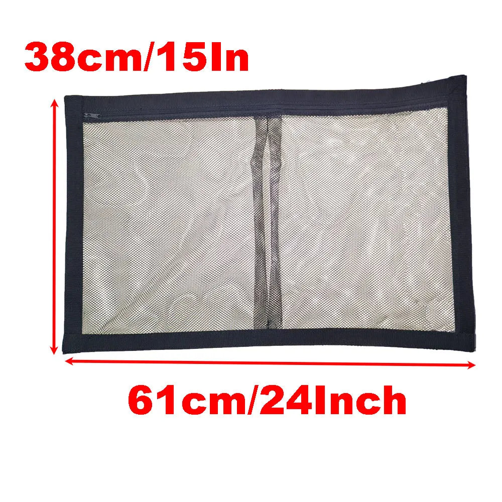 Marine Boat Adhesive Mesh Pocket Kayak Car SUV Self-adhesive Organizer Pouch Kitchen Wall Sticker Organizer Pouch Bag