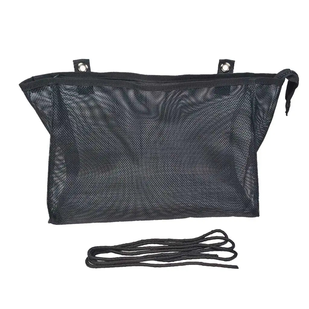 Big Size Heavy Duty Anchor Rope Zipper Pouch UV-Proof Mesh Storage Bag Line Organizer Pocket For Yacht Marine Boat Hanging