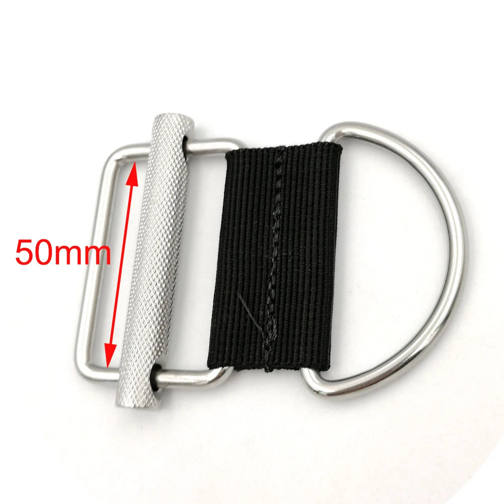 Scuba Diving Sliding Sidemount Stainless Steel Slideable D-Ring