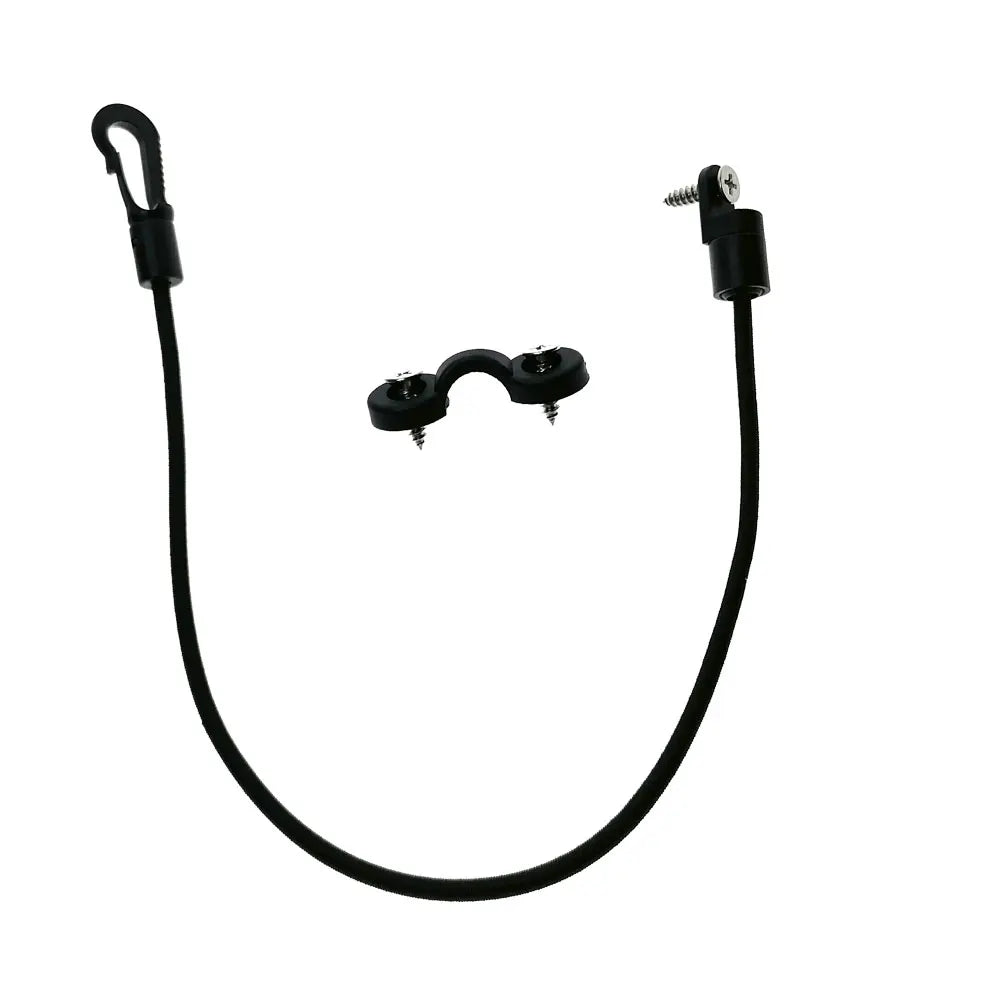 12" 18" Boat Rod Tamer Strap Fishing Elastic Bungee Cord Rod Holder Deck Mount Connector