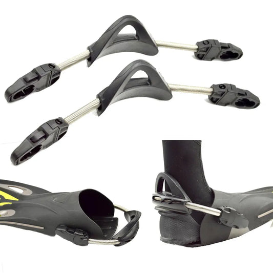 3 Size Scuba Diving Fin Spring Heel Strap