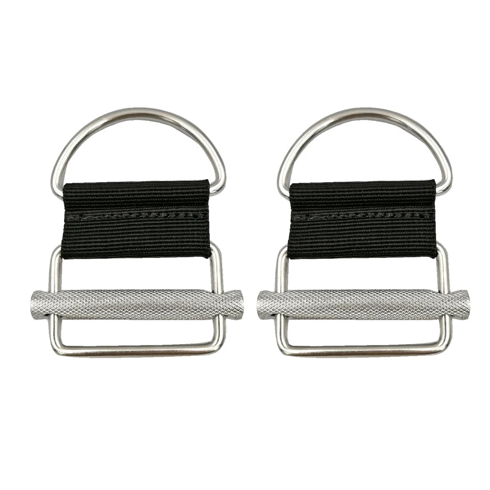 Scuba Diving Sliding Sidemount Stainless Steel Slideable D-Ring