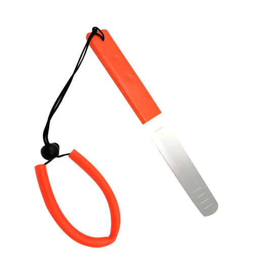 Scuba Dive Diving Divers AB Bar Diving Abalone Bar with Adjustable Safety Lanyard Stainless Steel Abalone Pry Bar