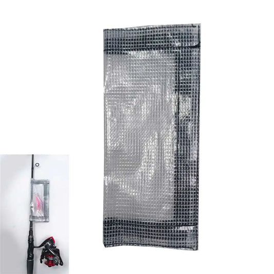 Fishing Bait Cover Durable PVC Lure Wraps Fishing Tackle Gear Keeper Outdoor Fishing Bait Storage Bag