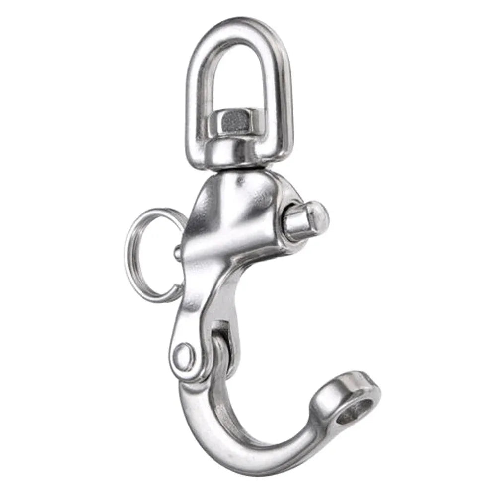 Hardware Hooks 316 Stainless Steel Rotating Spring Shackle Marine Hardware Rigging Accessories Rotating Shackle